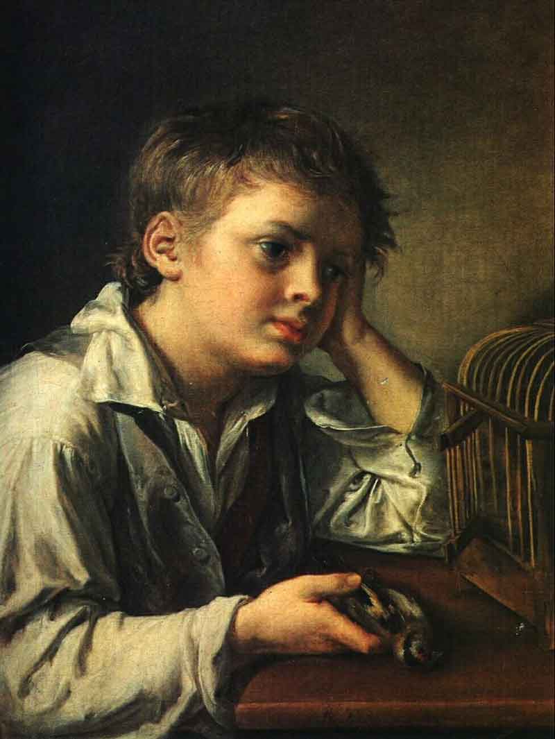 Boy With Dead Goldfinch